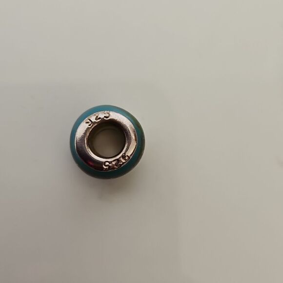 Murano Glass Bead 925 Charm Blue - Picture 6 of 16